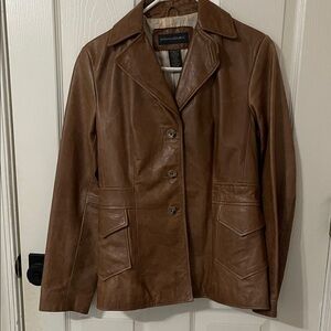 Banana Republic Brown Leather Jacket
